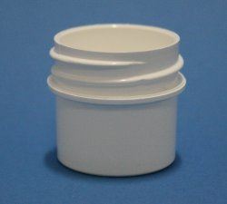 10ml White Polypropylene Regular Walled Simplicity Jar 33mm Screw Neck